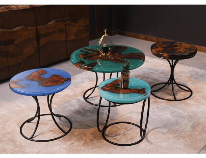 طاولة قهوة إيبوكسي CT0006