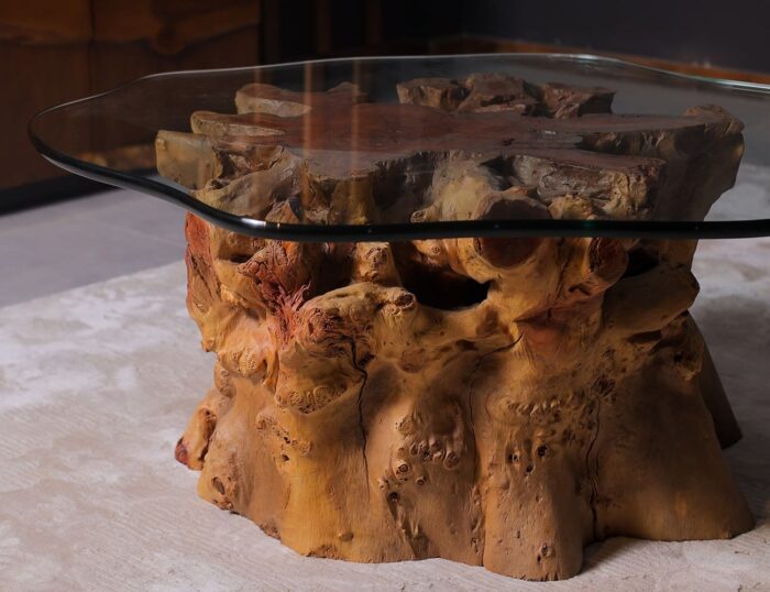 ⁦طاولة القهوة من الجذور الطبيعية CT0013⁩ - الصورة ⁦3⁩