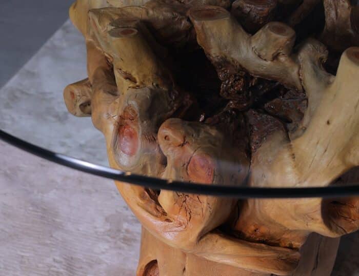 ⁦طاولة طعام من جذور الأشجار الطبيعية DT0010⁩ - الصورة ⁦3⁩