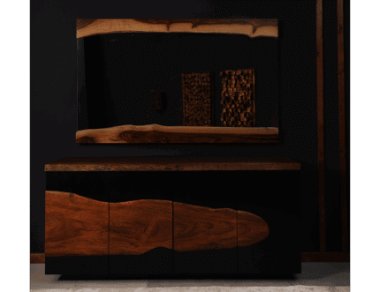 بوفيه من الخشب الطبيعي LU0003