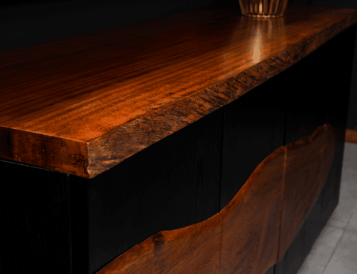 بوفيه من الخشب الطبيعي LU0003