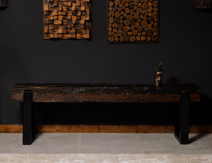 وحدة تلفزيون من الخشب الطبيعي LU0009