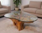 طاولة قهوة من الجذور الطبيعية CT0010