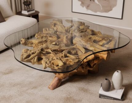 طاولة القهوة من الجذور الطبيعية CT0014