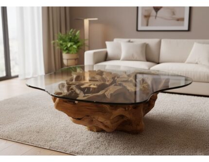 طاولة القهوة من الجذور الطبيعية CT0015