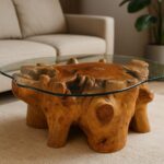 طاولة القهوة من الجذور الطبيعية CT0016