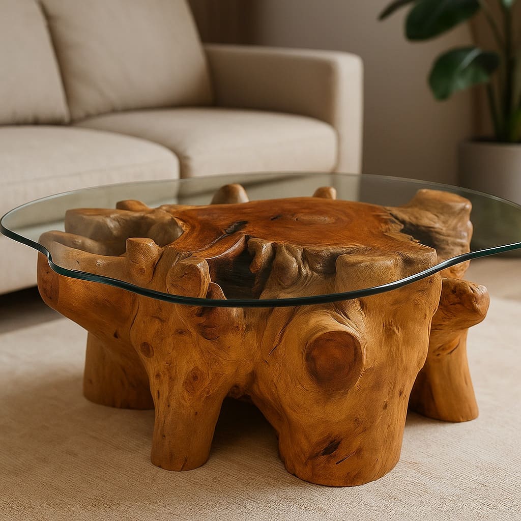 طاولة القهوة من الجذور الطبيعية CT0016