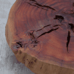 طاولة قهوة من الخشب الطبيعي CT0043