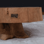 طاولة قهوة من الخشب الطبيعي CT0043