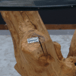 طاولة قهوة جذع شجرة CT0044