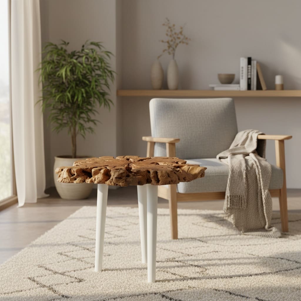 طاولة قهوة من الخشب الطبيعي CT0028 طاولة قهوة من الخشب الطبيعي CT0028