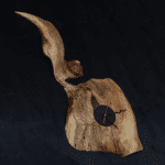 ساعة حائط من الخشب الطبيعي LU0039