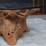 طاولة القهوة من الجذور الطبيعية CT0049