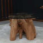 طاولة قهوة جذر شجرة CT0052