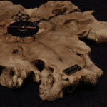 ساعة حائط من الخشب الطبيعي LU0040