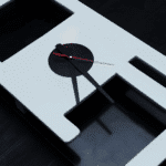 ساعة حائط من الخشب الطبيعي LU0038