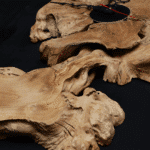 ساعة حائط من الخشب الطبيعي LU0036