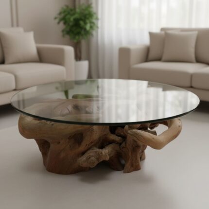 طاولة القهوة من الجذور الطبيعية CT0048