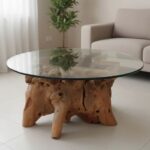 طاولة القهوة من الجذور الطبيعية CT0049