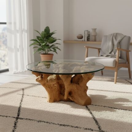 طاولة قهوة جذر شجرة CT0051