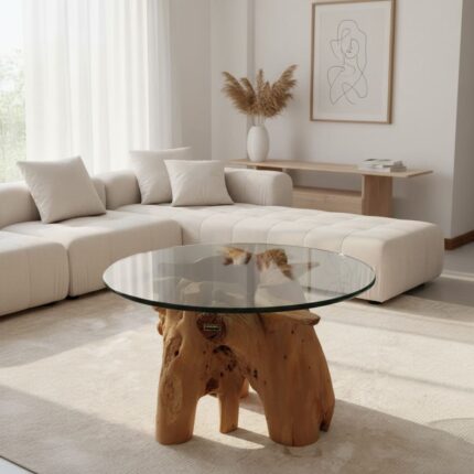 طاولة قهوة جذر شجرة CT0052