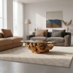 طاولة قهوة جذر شجرة CT0056