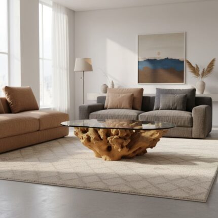 طاولة قهوة جذر شجرة CT0056