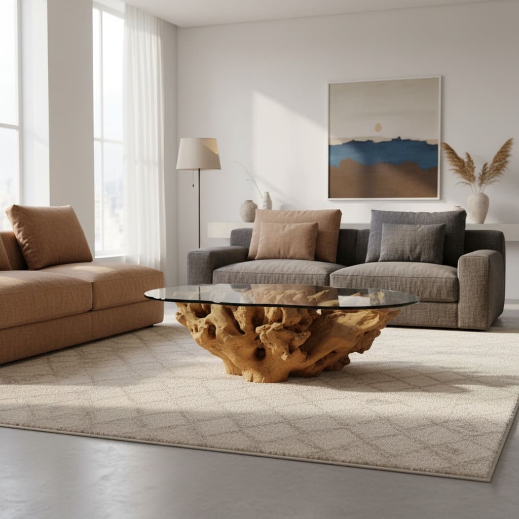 طاولة قهوة جذر شجرة CT0056 طاولة قهوة جذر شجرة CT0056
