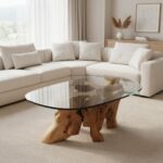 طاولة قهوة الجذر CT0058