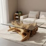 طاولة قهوة من الجذور CT0059