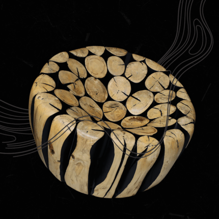 كرسي من الخشب الطبيعي LU0030