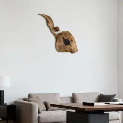 Natural Wood Wall Clock LU0039