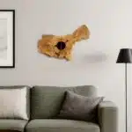 Natural Wood Wall Clock LU0047