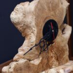 ساعة مكتب من الخشب الطبيعي LU0034