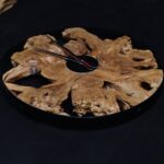 ساعة حائط من الخشب الطبيعي LU0035