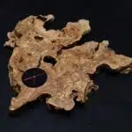 ساعة حائط من الخشب الطبيعي LU0042