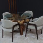 طاولة طعام من جذور الأشجار DT0013
