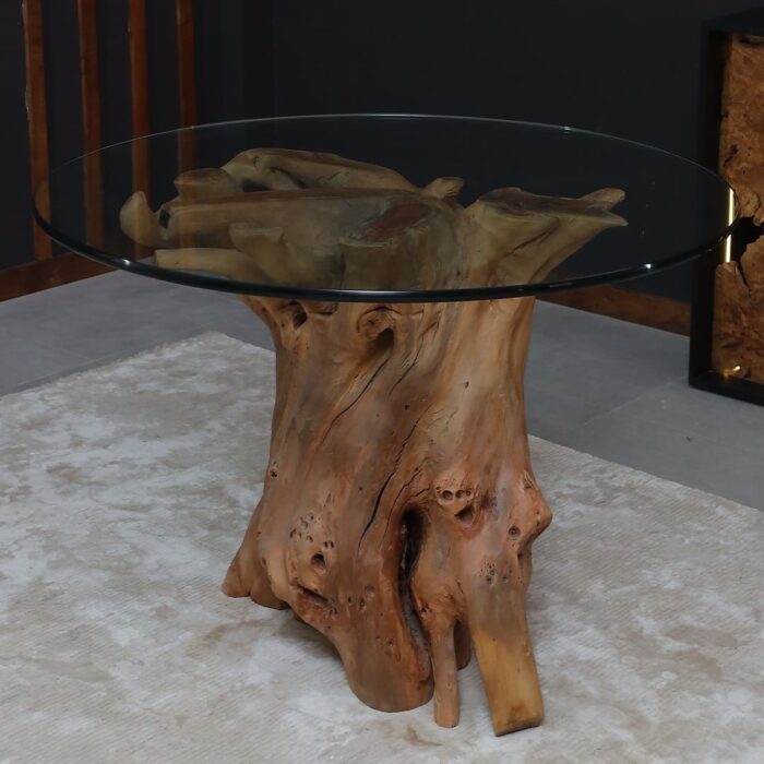 طاولة طعام من جذور الأشجار DT0014