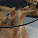 طاولة طعام من جذور الأشجار DT0014