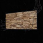 تابلوه من الخشب الطبيعي LU0031