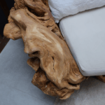 كرسي من الخشب الطبيعي LU0026