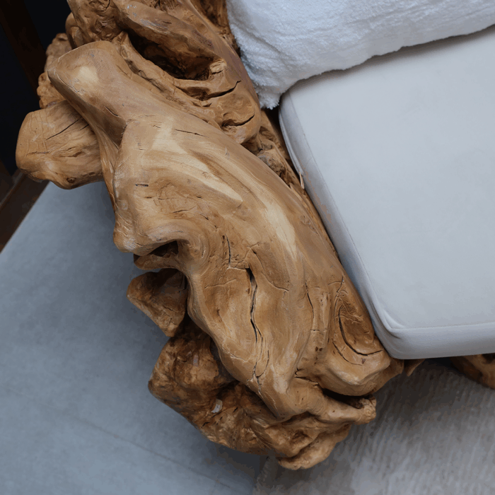 كرسي من الخشب الطبيعي LU0026