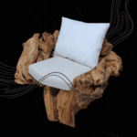 كرسي من الخشب الطبيعي LU0026