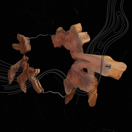 مرآة من الخشب الطبيعي LU0029