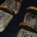 رف من الخشب الطبيعي LU0068