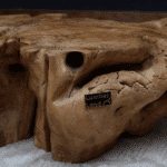 طاولة قهوة من الخشب الطبيعي CT0068