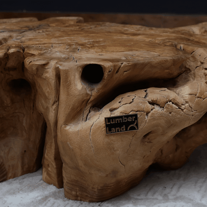 طاولة قهوة من الخشب الطبيعي CT0068