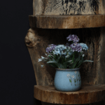 رف من الخشب الطبيعي LU0068