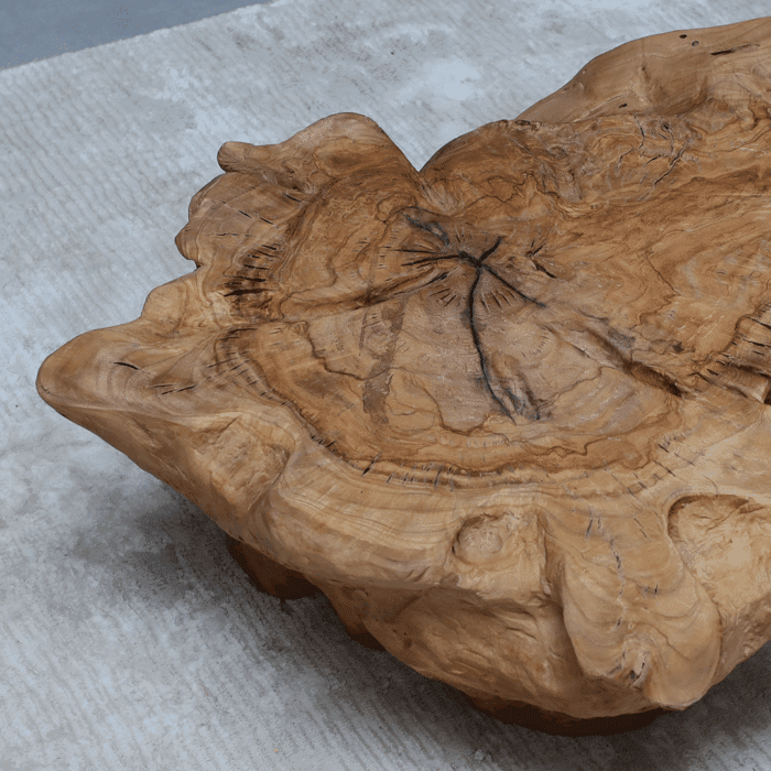 طاولة قهوة من الخشب الطبيعي CT0068