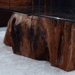 طاولة من جذع الشجر الطبيعي CT0067